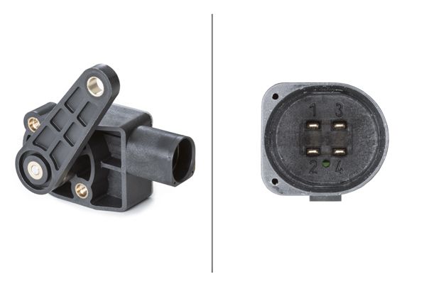 HELLA 6PM 008 739-001 Sensor, Leuchtweitenregulierung