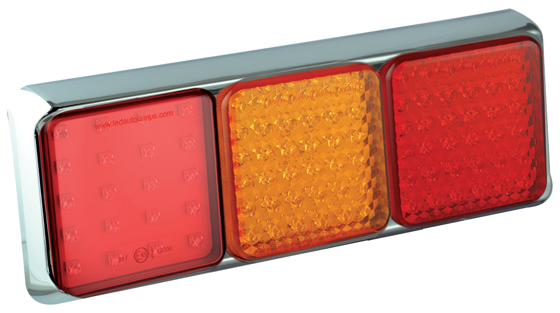 LED Kombinationsleuchte, Bremslicht, Rücklicht, Blinker, Nebelschlussleuchte, Serie 80, ECE