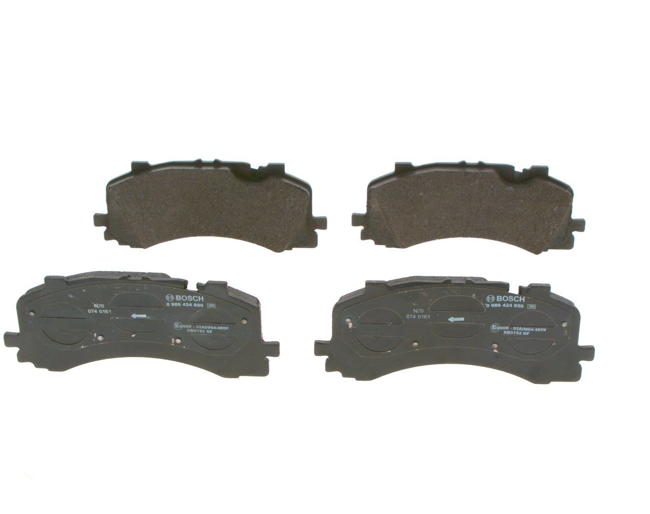 Bosch 0986424850 Bremsbelagsatz, Scheibenbremse