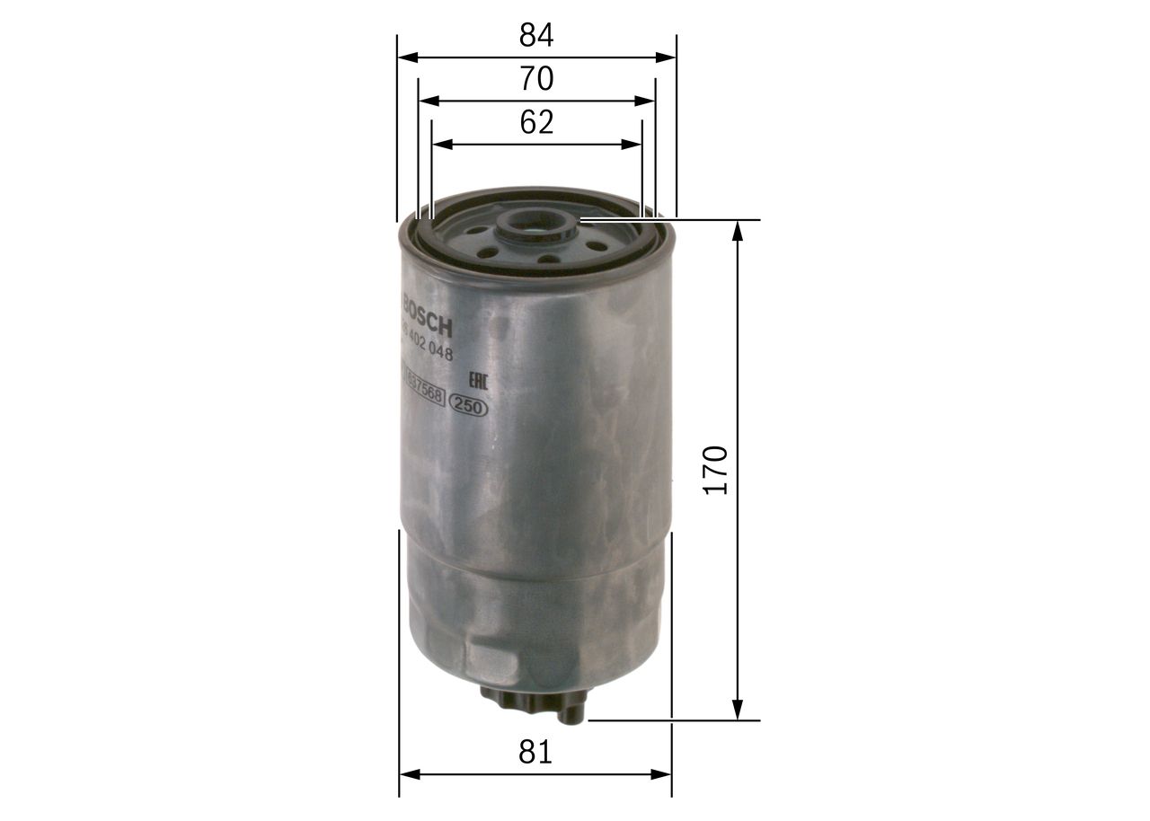 Bosch F026402048 Kraftstofffilter