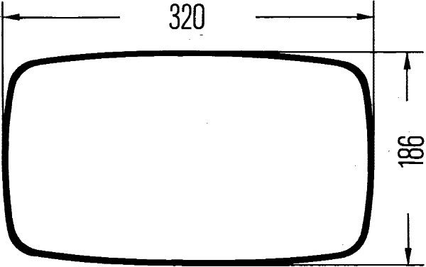 HELLA 8SB 560 991-061 Außenspiegel