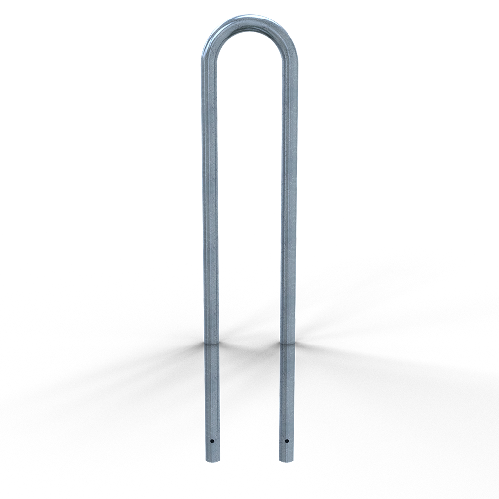 Schake 448_70 Universalbügel Stahlrohr Ø 48 / Ø 60 zum Einbetonieren Stahlrohr Ø 48 mm x 2,5 mm

Gesamtbreite: ca. 300 mm

Gesamthöhe: ca. 1400 mm feuerverzinkt