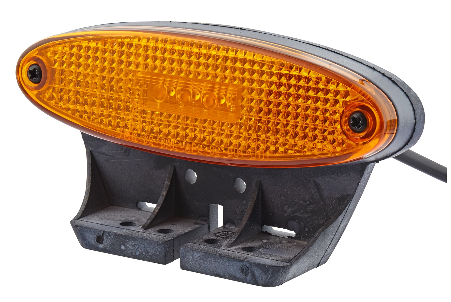 HELLA 2PS 007 943-021 Seitenmarkierungsleuchte - LED - 24V - Anbau - Lichtscheibenfarbe: gelb - LED-