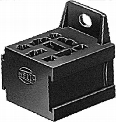 HELLA 8JA 003 526-002 Relaissockel - 9-polig - Flachsteckhülse - Ø: 2.8/6.3mm - Menge: 50