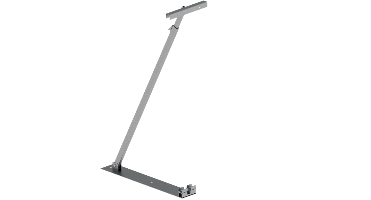 Schake 3B162 Holzbauzaunständer     Typ Light für Aufbauhöhe: 0,80 m - 1,30 m