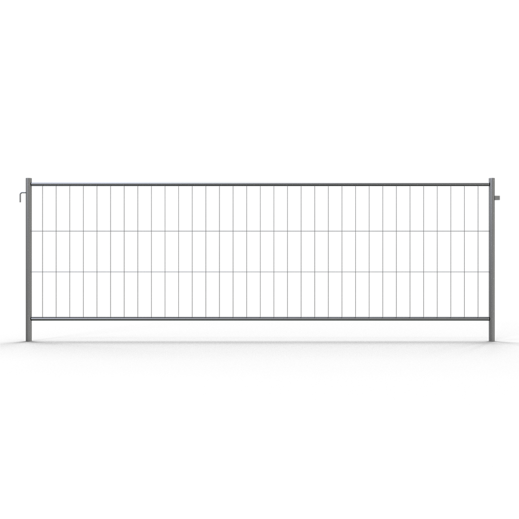 Schake 3B1235H Mobilzaun  „Standard” Höhe: 1,20 m Element mit Haken und Ösen

Breite: 3,50 m
