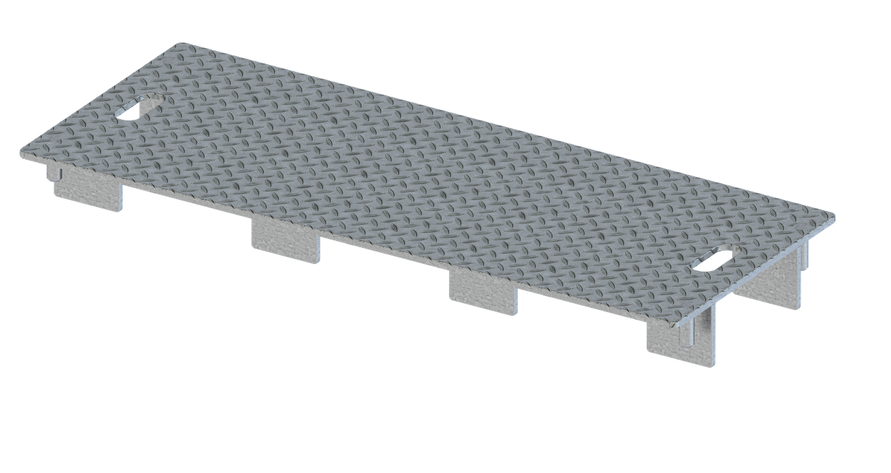 Schake 33931-12 Schlauch- und Kabelbrückensystem    Verlängerungselement 1000 x 400 x 100mm