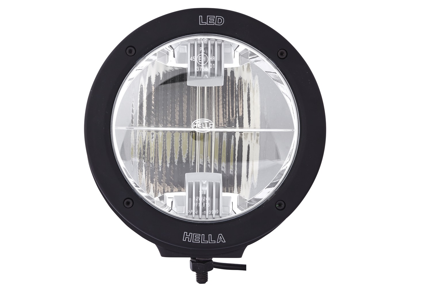 HELLA 1F3 011 815-011 LED-Fernscheinwerfer - Luminator Compact LED - 12/24V - Referenzzahl: 50 - Anb