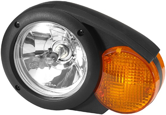 E936 HELLA 9EL 990 354-131 Lichtscheibe Combi 120/133 - Lichtscheibenfarbe: gelb - hinten/links