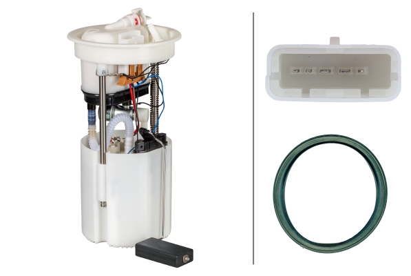 HELLA Kraftstoffpumpe 8TF 358 146-411 - Elektrische Förderpumpe Mit Druckregler