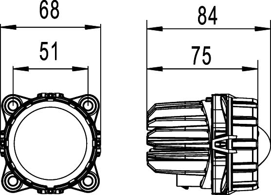 HELLA 1TL 998 670-021 Hauptscheinwerfer