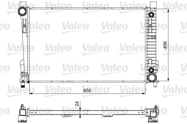 Valeo 732741 Kühler, Motorkühlung