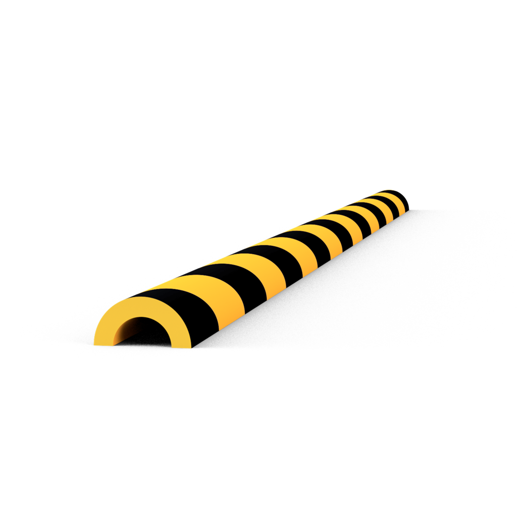 Schake Warn- und Schutzprofile gelb / schwarz 1000 mm Typ A