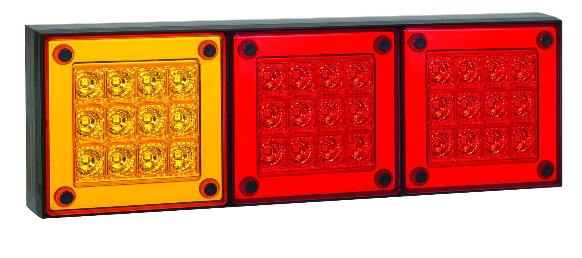 LED Blinkleuchte, 2 Stück Brems- und Schlussleuchte, Serie 280, ECE und EMC