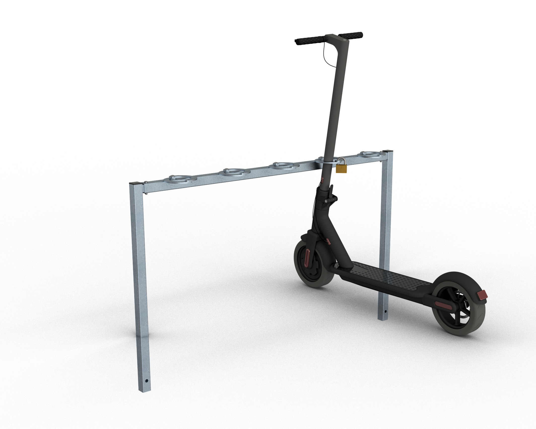 Schake 421_92 Scooter-Reihenparker zum Einbetonieren