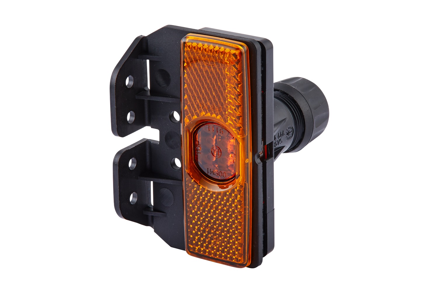 HELLA 2PS 008 382-811 Seitenmarkierungsleuchte - LED - 24V - Anbau - LED-Lichtfarbe: gelb - links/re