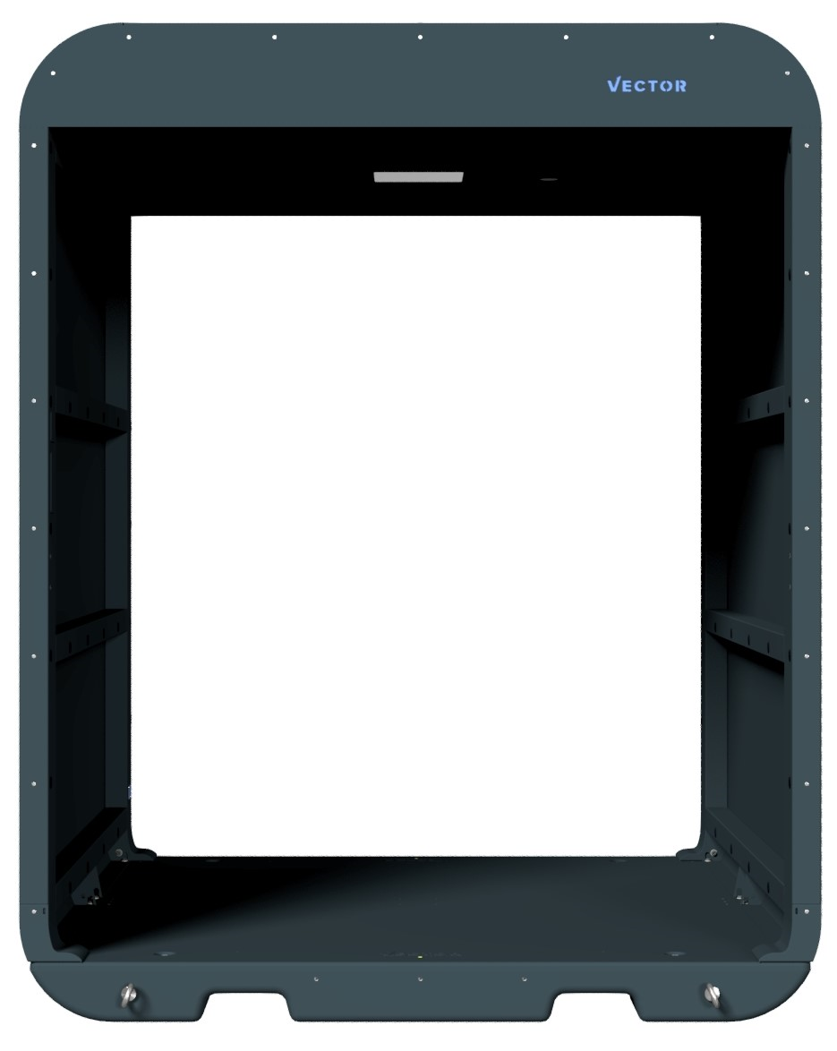 Schake VPTU21SLO0109 Mobiler Schutztunnel  V-Guard verzinkt + schwarz-matt pulverbeschichtet mit LED