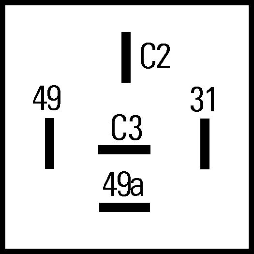 HELLA 4DN 009 492-101 Blinkgeber