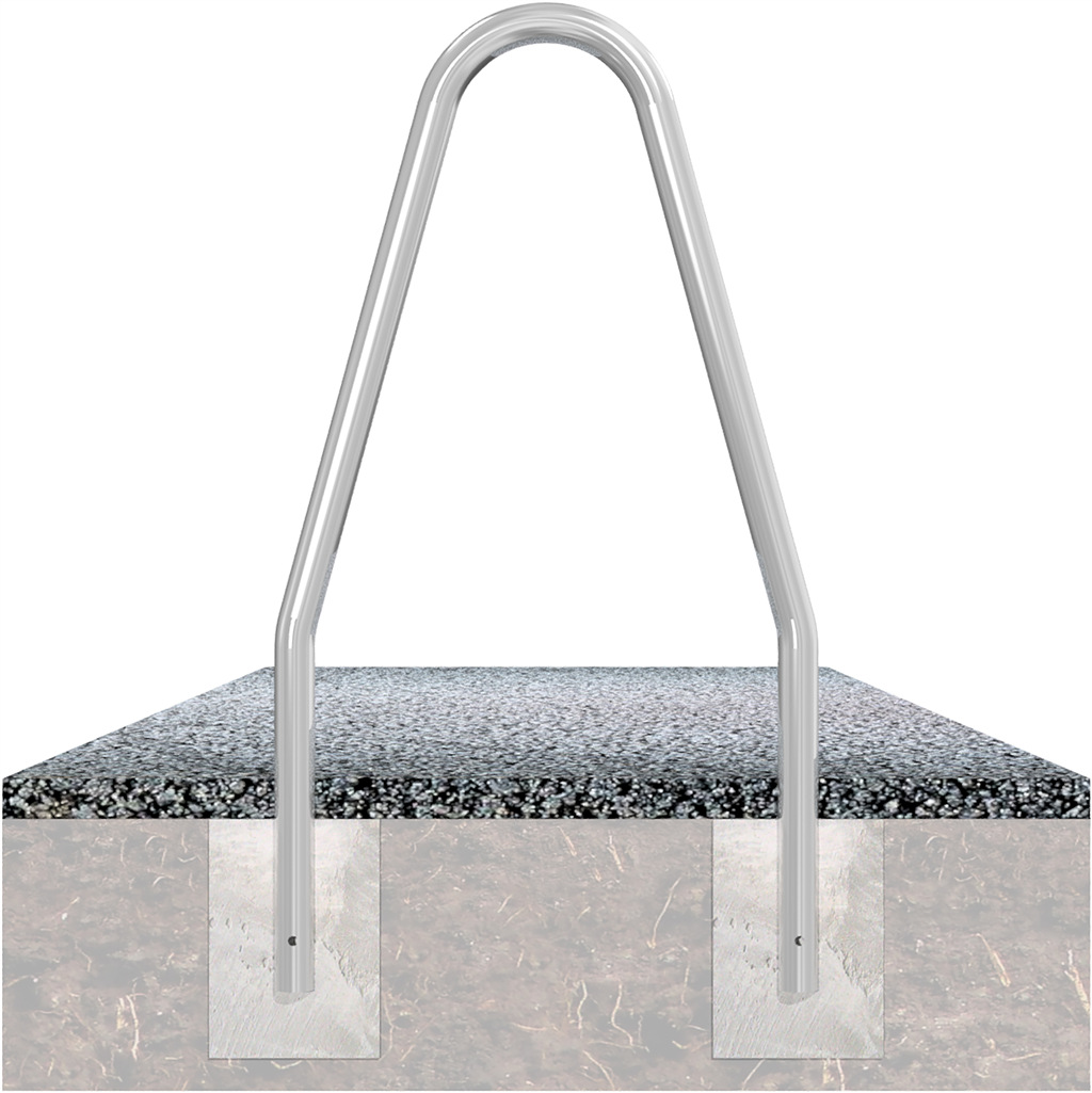 Schake 443_00 Baumschutzbügel Stahlrohr Ø 48 x 2,5 mm / Ø 60 x 2,5 mm zum Einbetonieren Stahlrohr Ø 48 x 2,5 mm

Gesamtbreite: ca. 750 mm

Gesamthöhe: ca. 1400 mm feuerverzinkt
