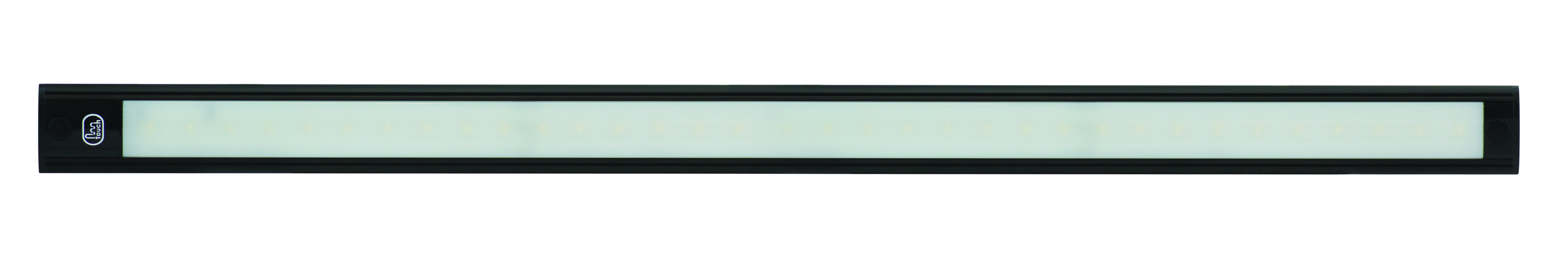 Innenraumleuchte, 24 Volt, 600 mm Länge, Schwarz, 11 mm Aufbauhöhe