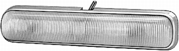 HELLA 2JA 001 330-001 Innenraumleuchte - 12/24V - C5W - Anbau - Lichtscheibenfarbe: milchweiß - inne