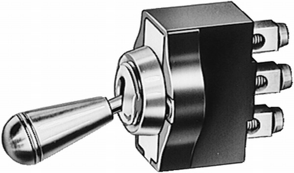 HELLA 6FG 002 312-001 Schalter - S28 - Kippbetätigung - Anschlussanzahl: 3 - Schraubkontakt - geschr