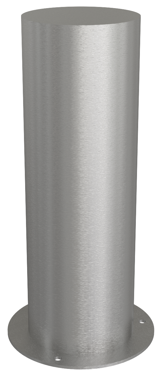 Schake 40204P Edelstahlpoller Ø 204 mm für Dübelbefestigung

mit Bodenplatte Ø 285 mm Gesamtlänge ca. 600mm
