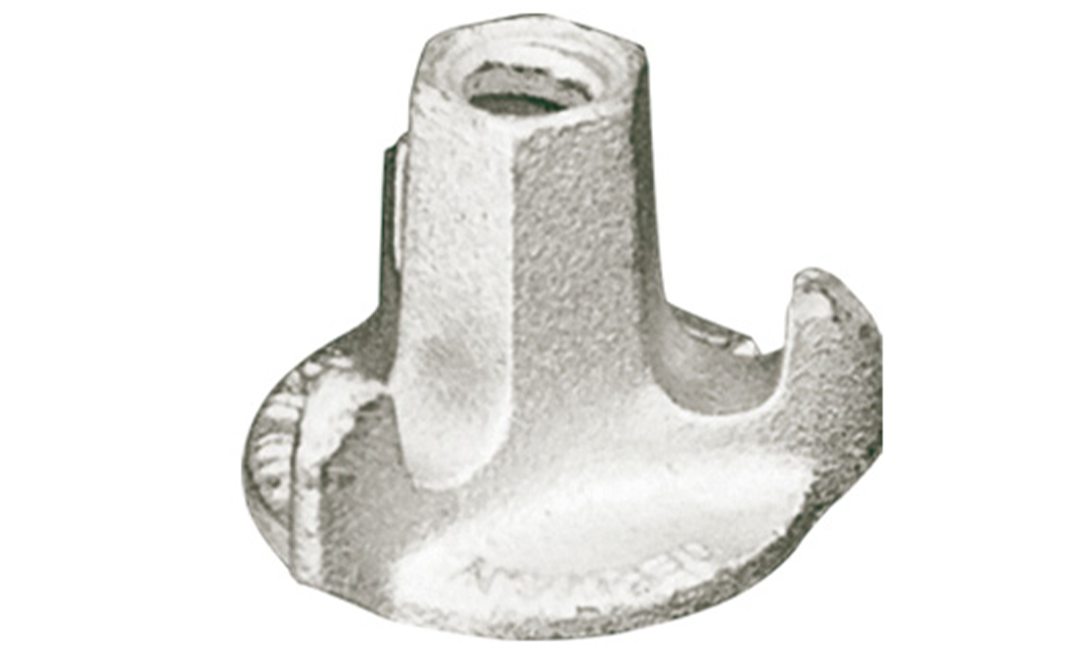 Schake 11303 Flügelmutter Flansch SW 27 Flansch Ø 70mm, verzinkt
