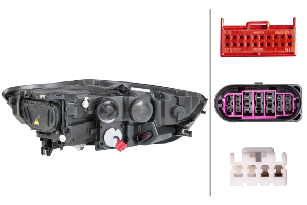 HELLA 1EL 011 150-351 Bi-Xenon/LED-Hauptscheinwerfer - links - für u.a. Audi (Faw) A6L (C7, 4X8, 4Xl
