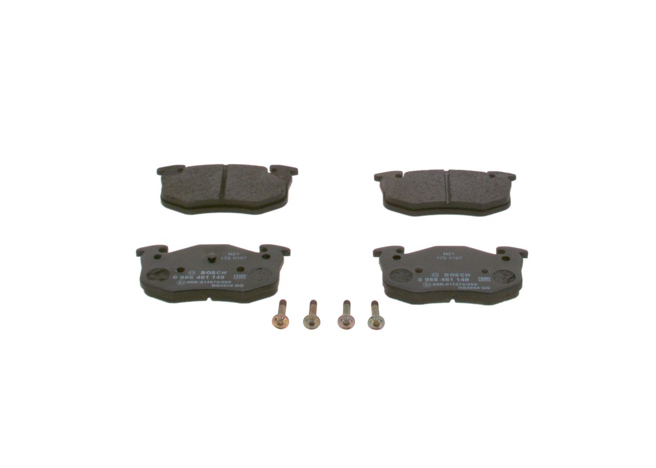 Bosch 0986461149 Bremsbelagsatz, Scheibenbremse