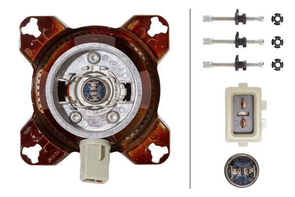 HELLA 1K0 008 191-021 Scheinwerfereinsatz, Fernscheinwerfer