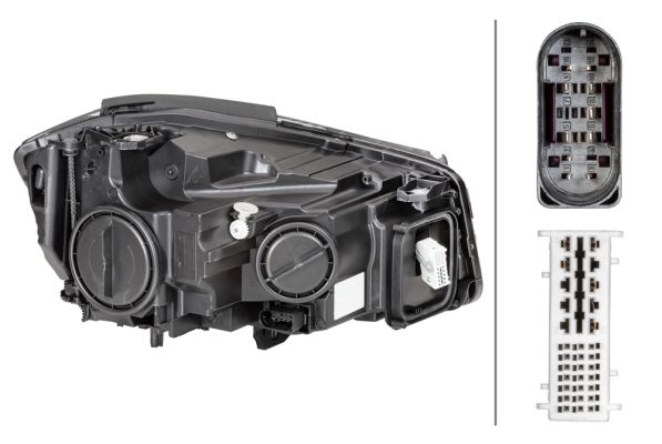 HELLA 1ZT 010 818-471 Bi-Xenon/LED-Hauptscheinwerfer - links - für u.a. MB A-Class (W176)