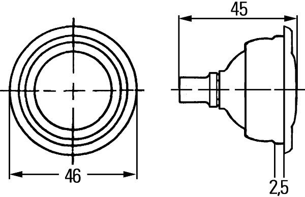 HELLA 2AB 004 074-027 Innenraumleuchte 120 Stück