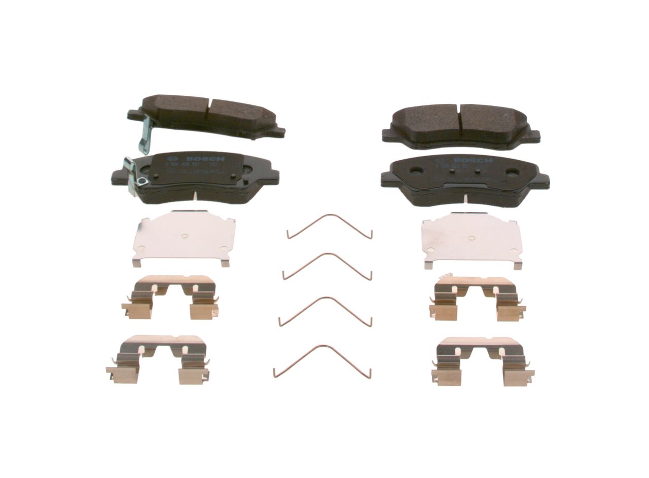 Bosch 0986424951 Bremsbelagsatz, Scheibenbremse