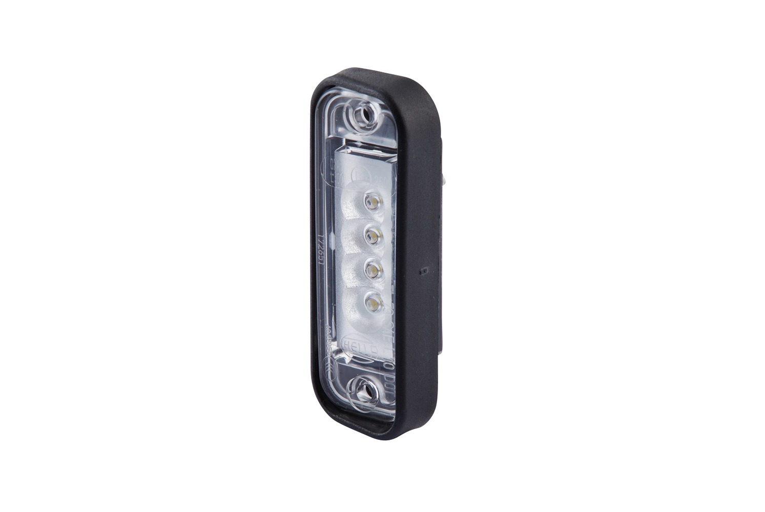 10095895a_AM0 HELLA 2KA 010 278-311 Kennzeichenleuchte - LED - 12V - Einbau - LED-Lichtfarbe: weiß - Stecker: Flac