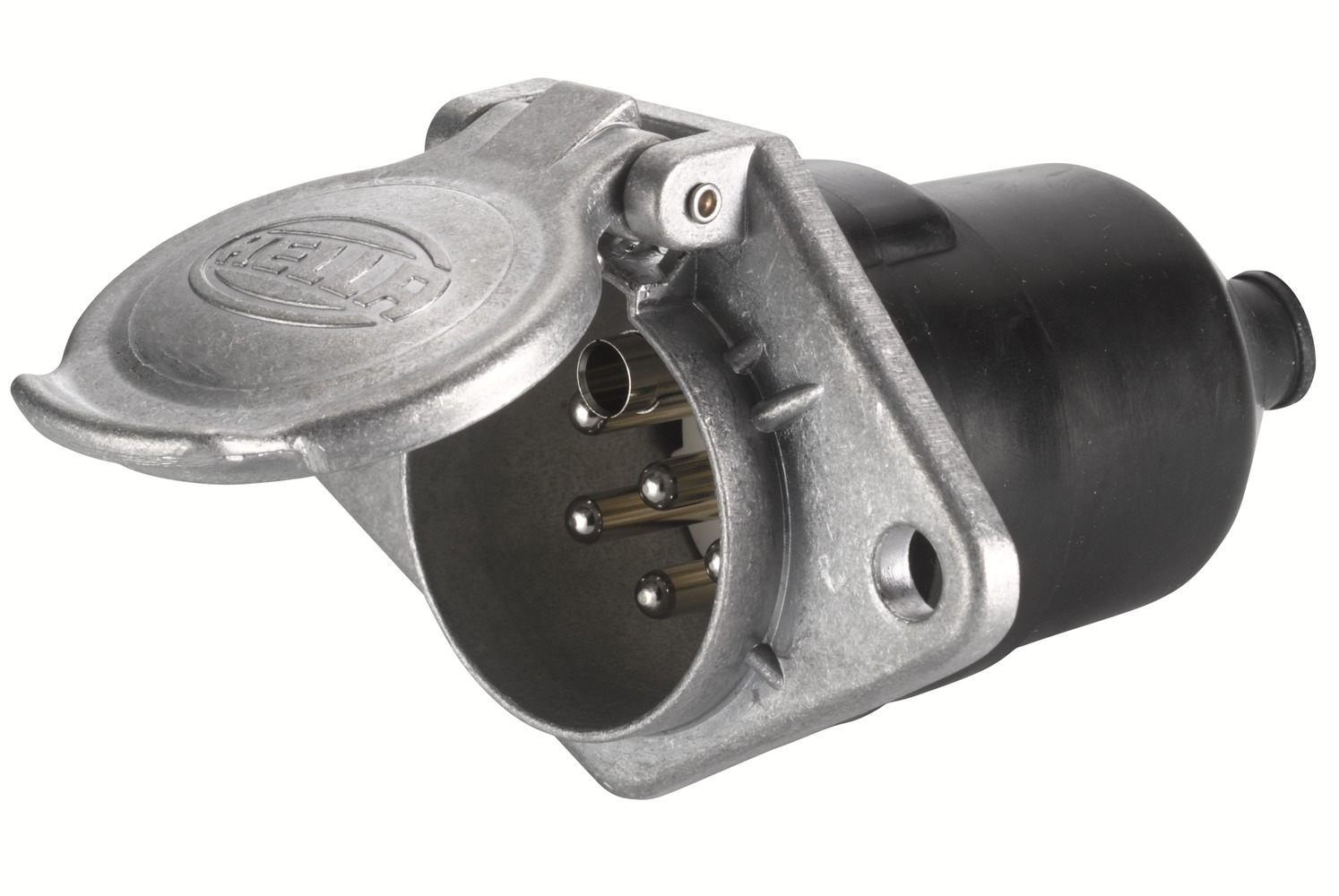 10110183a_AM0 HELLA 8JB 003 834-031 Steckdose - 24V - 7-polig - Stecker: Flachstecker - Metall - DIN/ISO: 3731