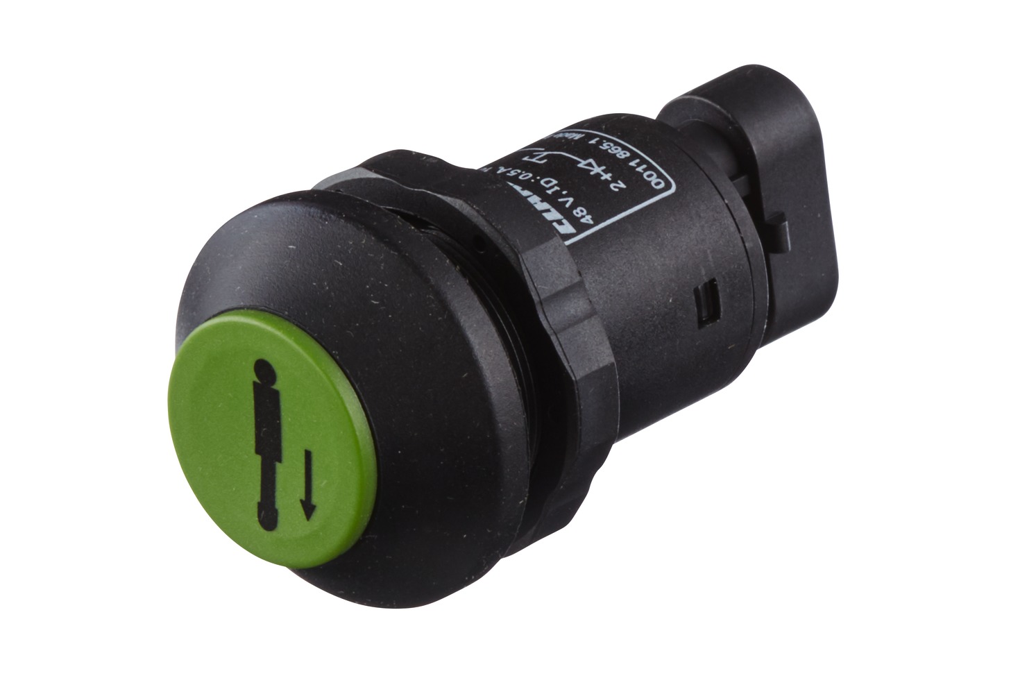 HELLA 6EF 004 406-101 Schalter, Ausfahren (Hydraulikzylinder) - 48V - tastend - Bohrung-Ø: 30mm