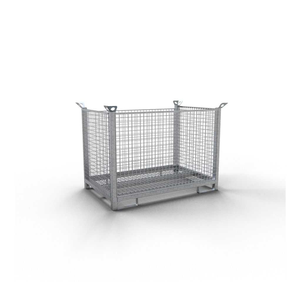 Schake 3B231 Transportbox  für 35 Fußplatten 1,43m x 0,87m x 0,94m