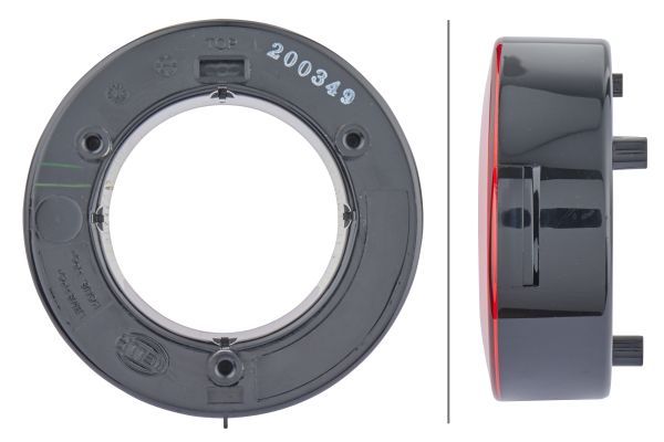 HELLA 8RA 009 362-001 Rückstrahler mit Befestigungsmaterial