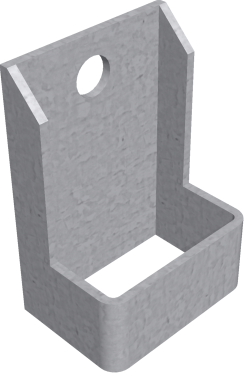 Schake 11299 Einhängeschuh um Konsolgerüst zu verankern für Gerüstgruppe 1-4, zul. Tragkraft 18 kN