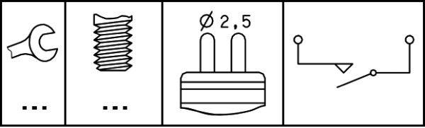 HELLA 6ZF 008 621-051 Schalter, Rückfahrleuchte