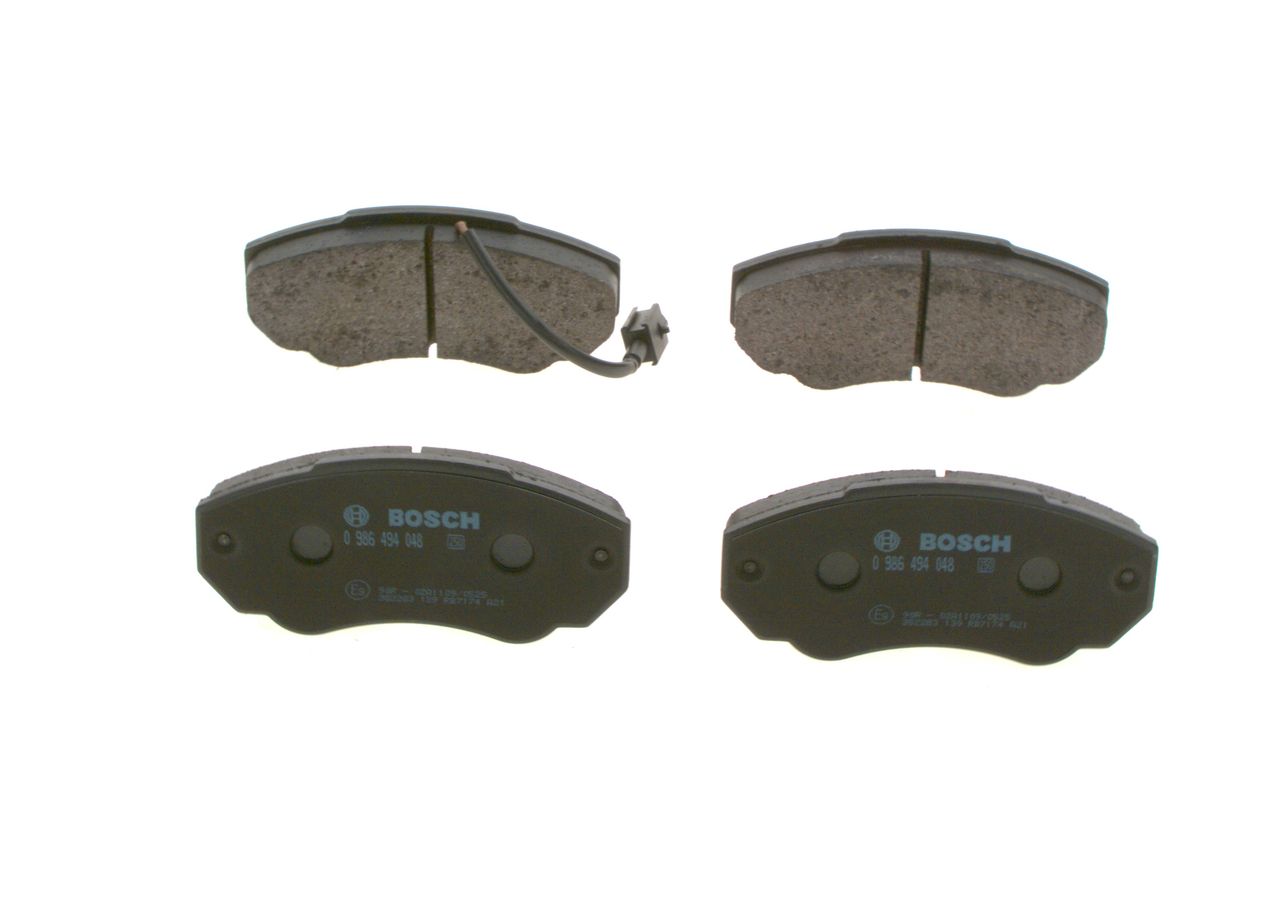 Bosch 0986494048 Bremsbelagsatz, Scheibenbremse