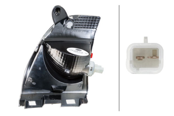 HELLA 2ZR 009 774-121 Heckleuchte - unterer Teil - rechts - für u.a. Peugeot 2008 I (Cu_)