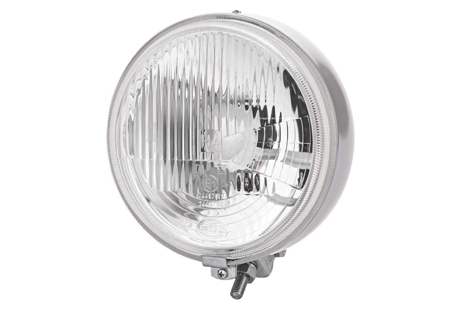 10071327a_AM0 HELLA 1A7 003 099-011 Halogen-Hauptscheinwerfer - 12/24V - rund - Referenzzahl: 25 - Anbau/Bügelbefe