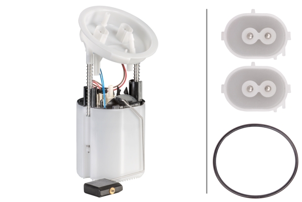 HELLA 8TF 358 106-031 Kraftstoff-Fördereinheit - elektrisch - 4-polig - mit Dichtung/mit Tankgeber