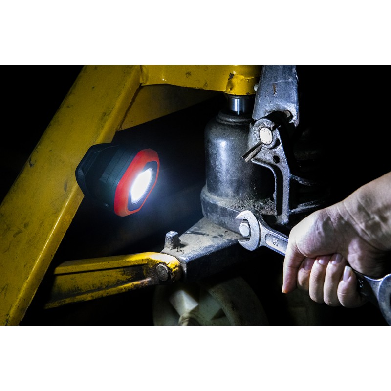 Hochwertige LED Handlampe mit USB Ladekabel, Inspektionslampe, Werkstattlampe