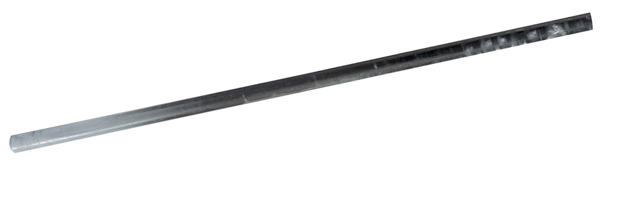 Schake Schutzgeländer  Stahlrohr Ø 48 mm | Querholm aus Stahlrohr | Rohrlänge: 500 mm | feuerverzink