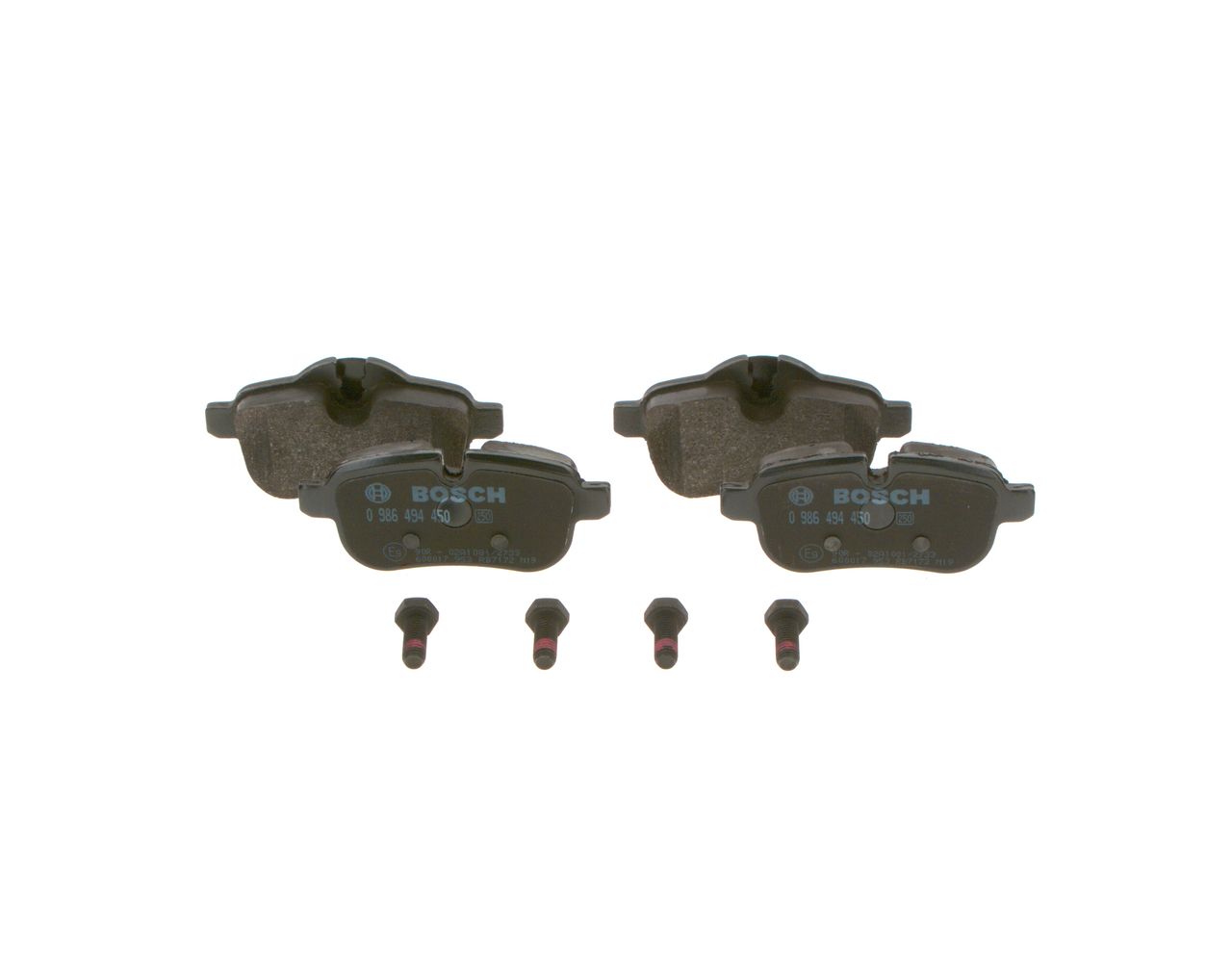 Bosch 0986494450 Bremsbelagsatz, Scheibenbremse