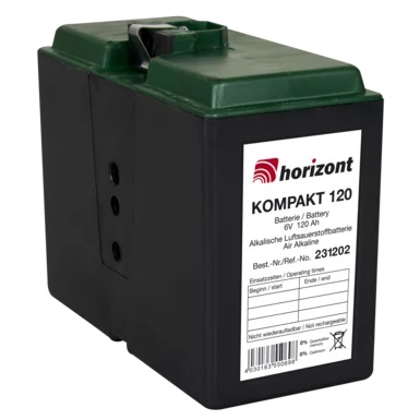 Luftsauerstoff-Batterie, Kompakt 120 Ah, 6 Volt