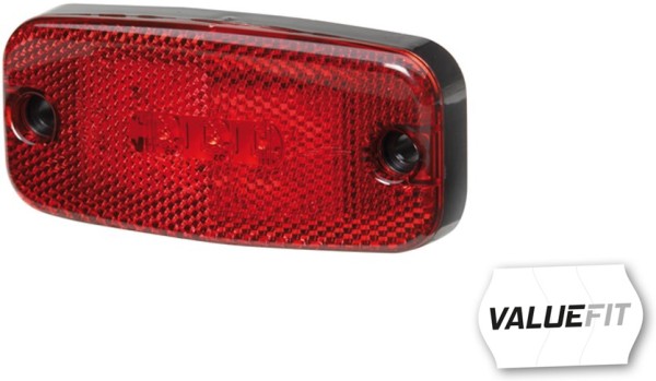 HELLA VALUEFIT 2TM 357 008-021 Achterlicht - LED - 12/24V - Opbouw - Lenskleur: Rood - Kabel: 480mm - Stekker: open kabeleinden - links/rechts - Aantal: 1